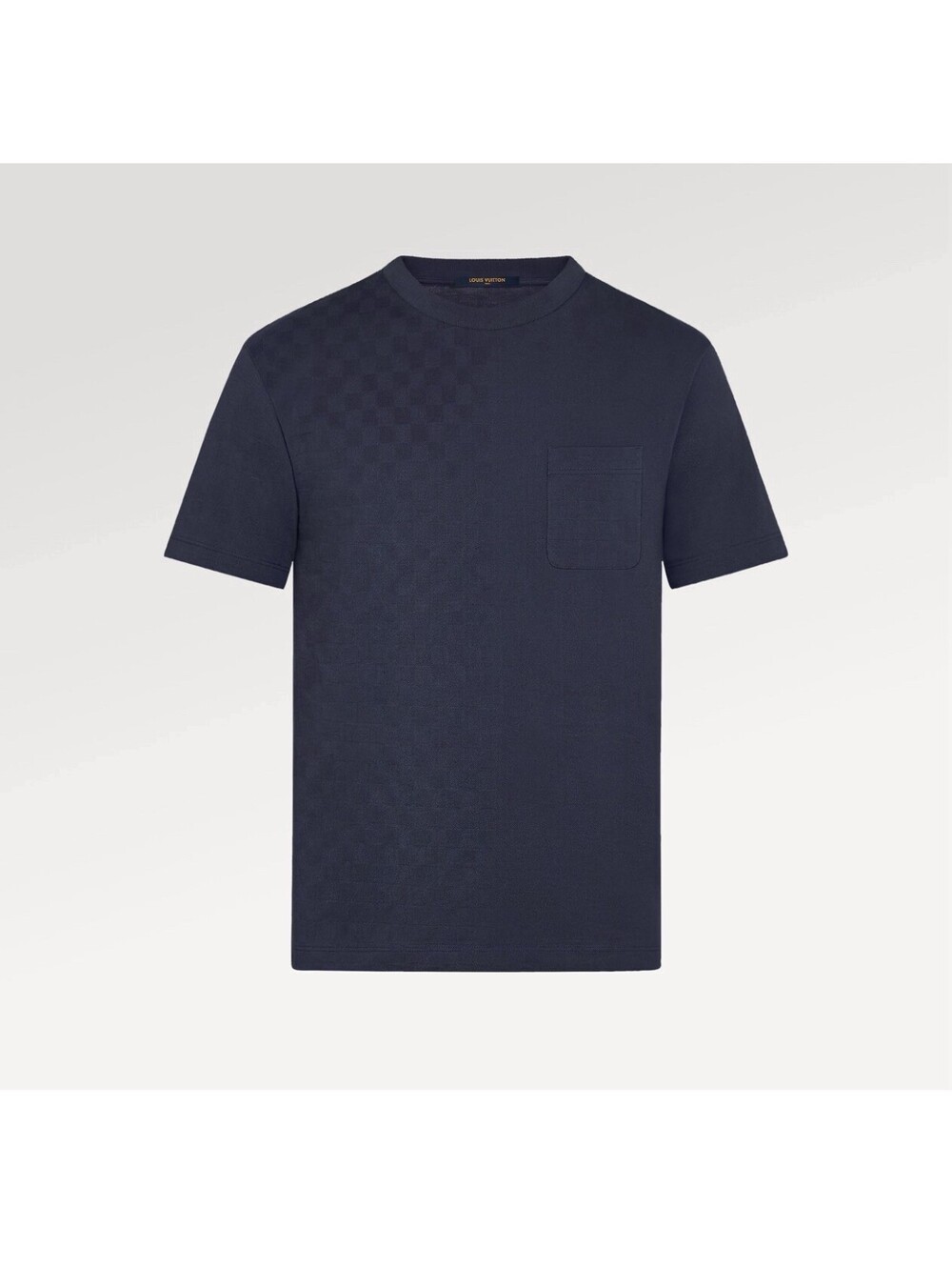 Louis Vuitton Half Damier Pocket T-Shirt Blue